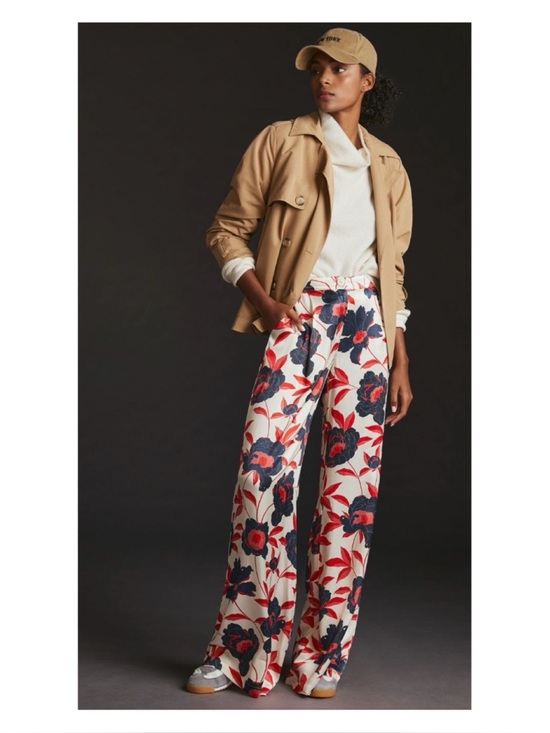 Corey Lynn Calter Pants - NWOT Anthropologie Corey Lynn Calter Printed Wide Leg Pants in Medium